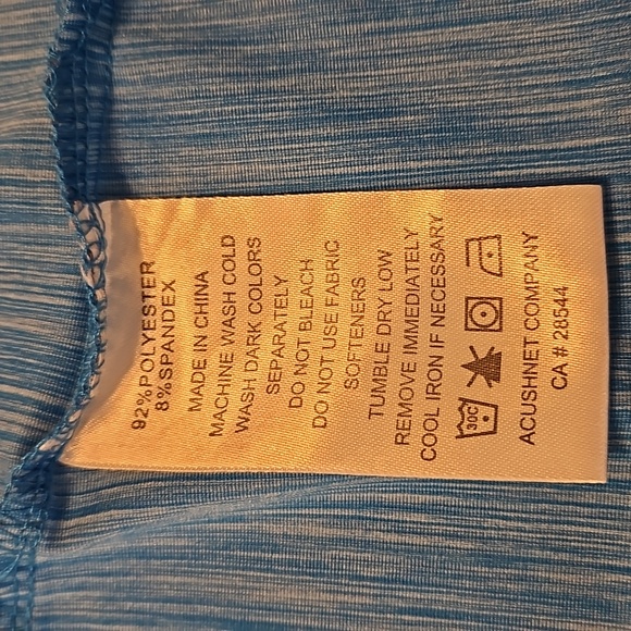 FootJoy | Men's Golf Active Performance Men's Polo Aspen Valley Golf Club Sz L - Picture 10 of 10